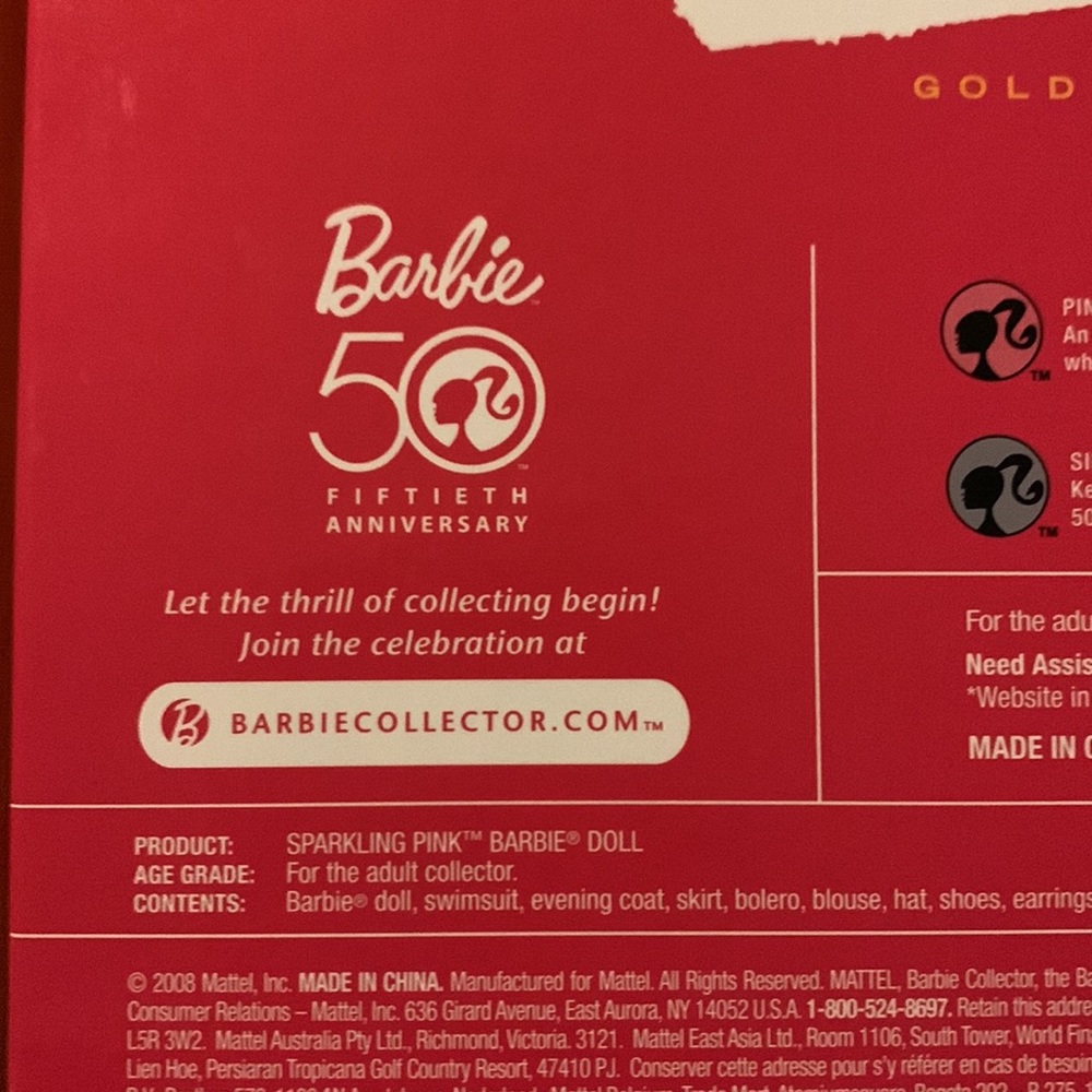 Barbie Sparkling Pink Gift Set. - Picture 7 of 7